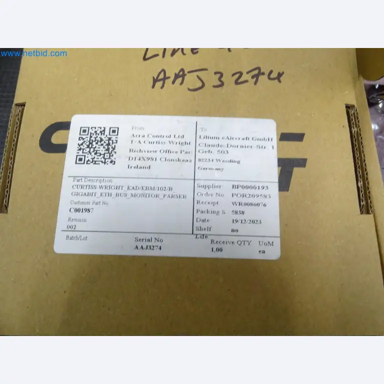 LILIUM eAircraft GmbH / LILIUM GmbH; Maschinen, Testanlagen und Betriebsausstattungen zur Herstellung von eVTOL -2