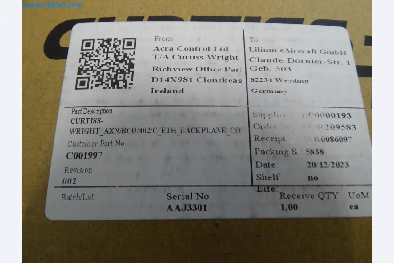 LILIUM eAircraft GmbH / LILIUM GmbH; Maschinen, Testanlagen und Betriebsausstattungen zur Herstellung von eVTOL -4