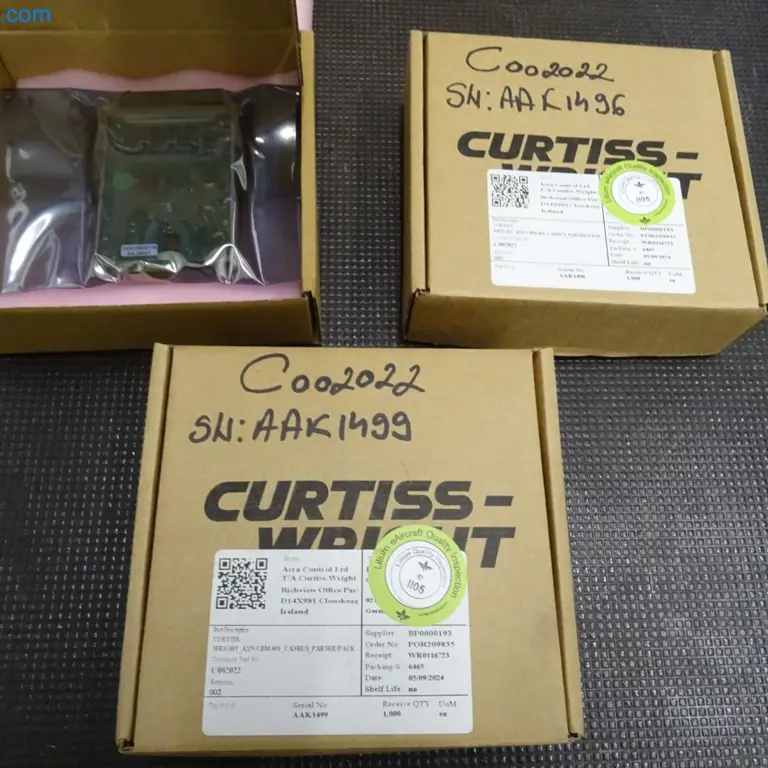 3 CAN BUS Parser /Paketizer 8 CH Module Curtiss-Wright AXN/CBM/401