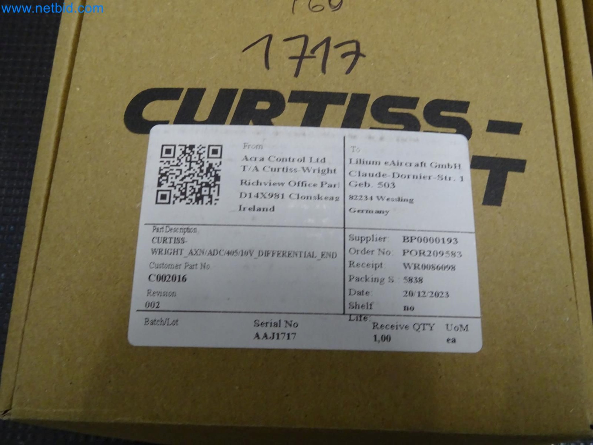 LILIUM eAircraft GmbH / LILIUM GmbH ; machines, installations d'essai et équipements d'exploitation pour la fabrication d'eVTOL-5