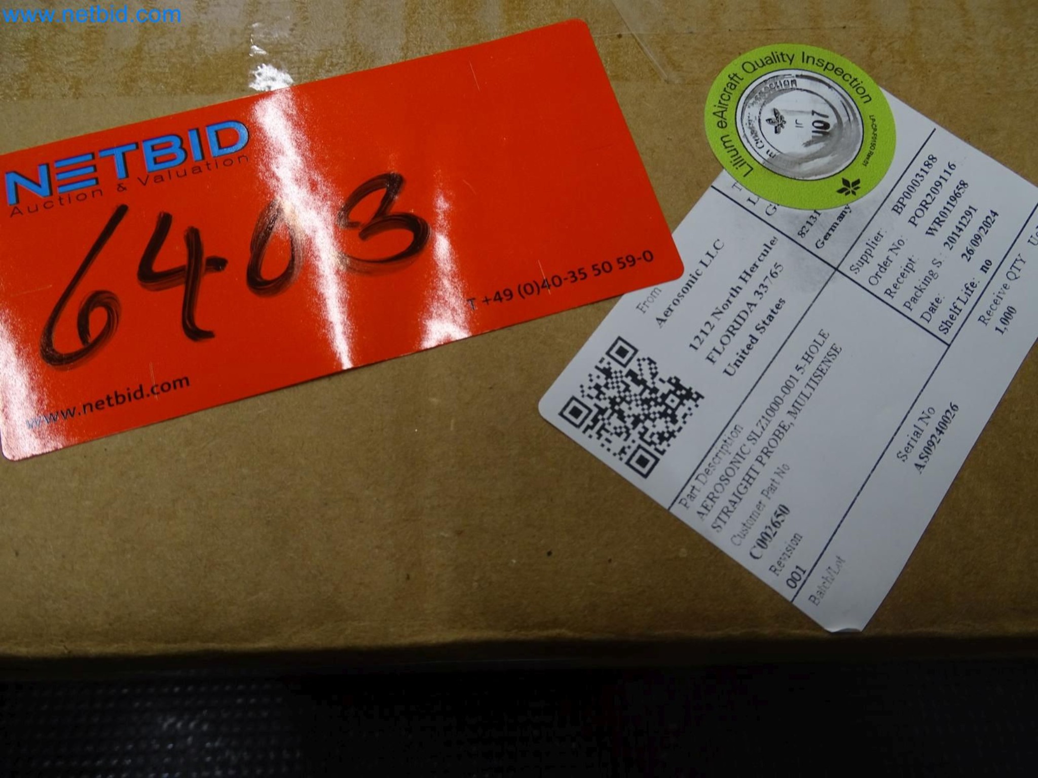 LILIUM eAircraft GmbH / LILIUM GmbH; Maschinen, Testanlagen und Betriebsausstattungen zur Herstellung von eVTOL -5