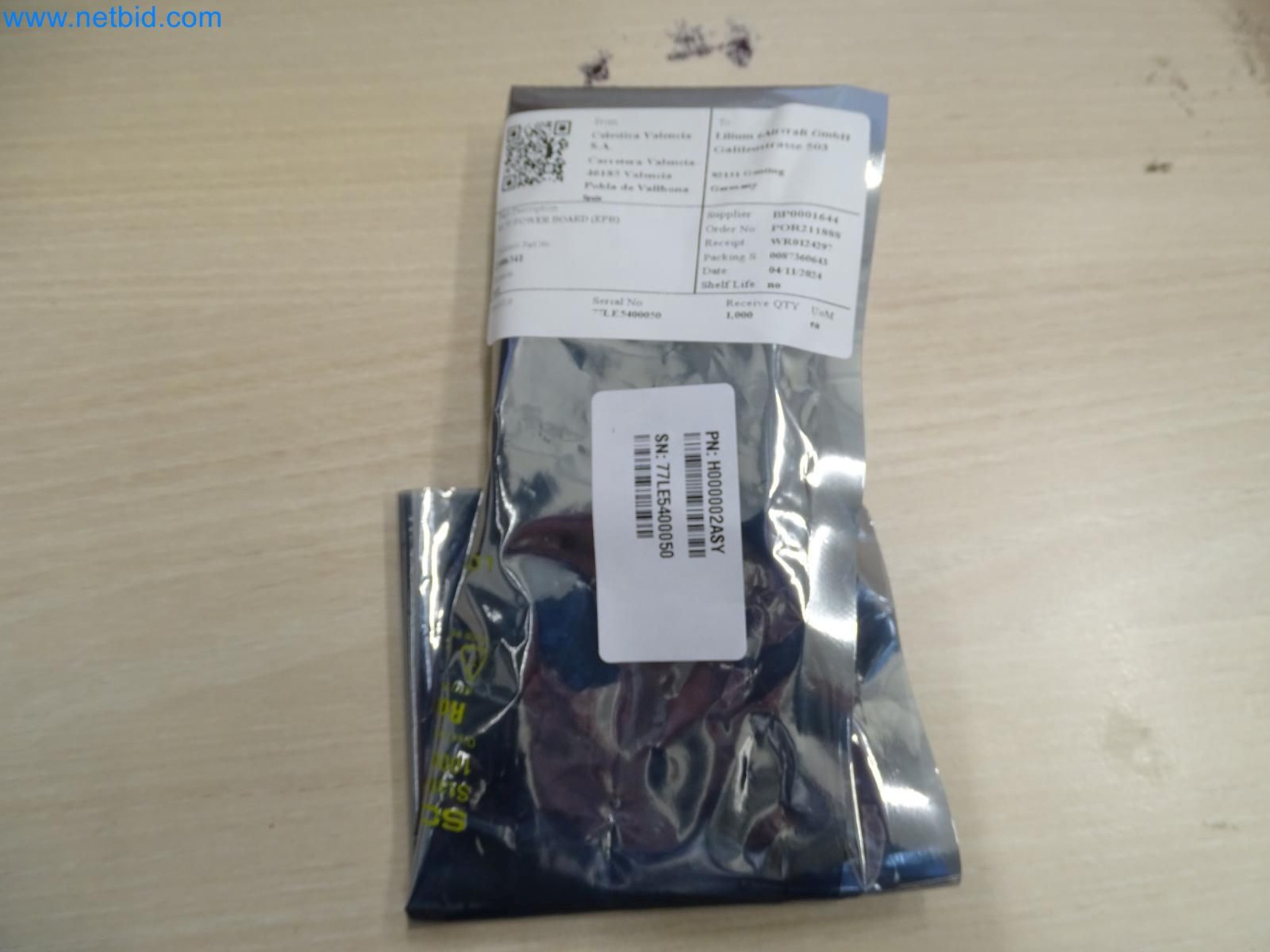 LILIUM eAircraft GmbH / LILIUM GmbH; Maschinen, Testanlagen und Betriebsausstattungen zur Herstellung von eVTOL -1