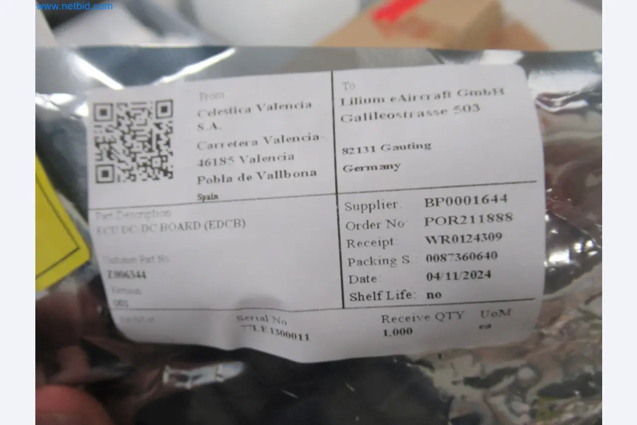 LILIUM eAircraft GmbH / LILIUM GmbH; maszyny, systemy testowe i sprzęt operacyjny do produkcji eVTOLs-3