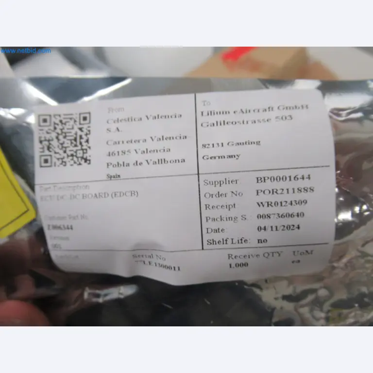 LILIUM eAircraft GmbH / LILIUM GmbH; maszyny, systemy testowe i sprzęt operacyjny do produkcji eVTOLs-3