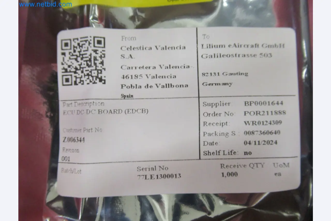 LILIUM eAircraft GmbH / LILIUM GmbH; maszyny, systemy testowe i sprzęt operacyjny do produkcji eVTOLs-4