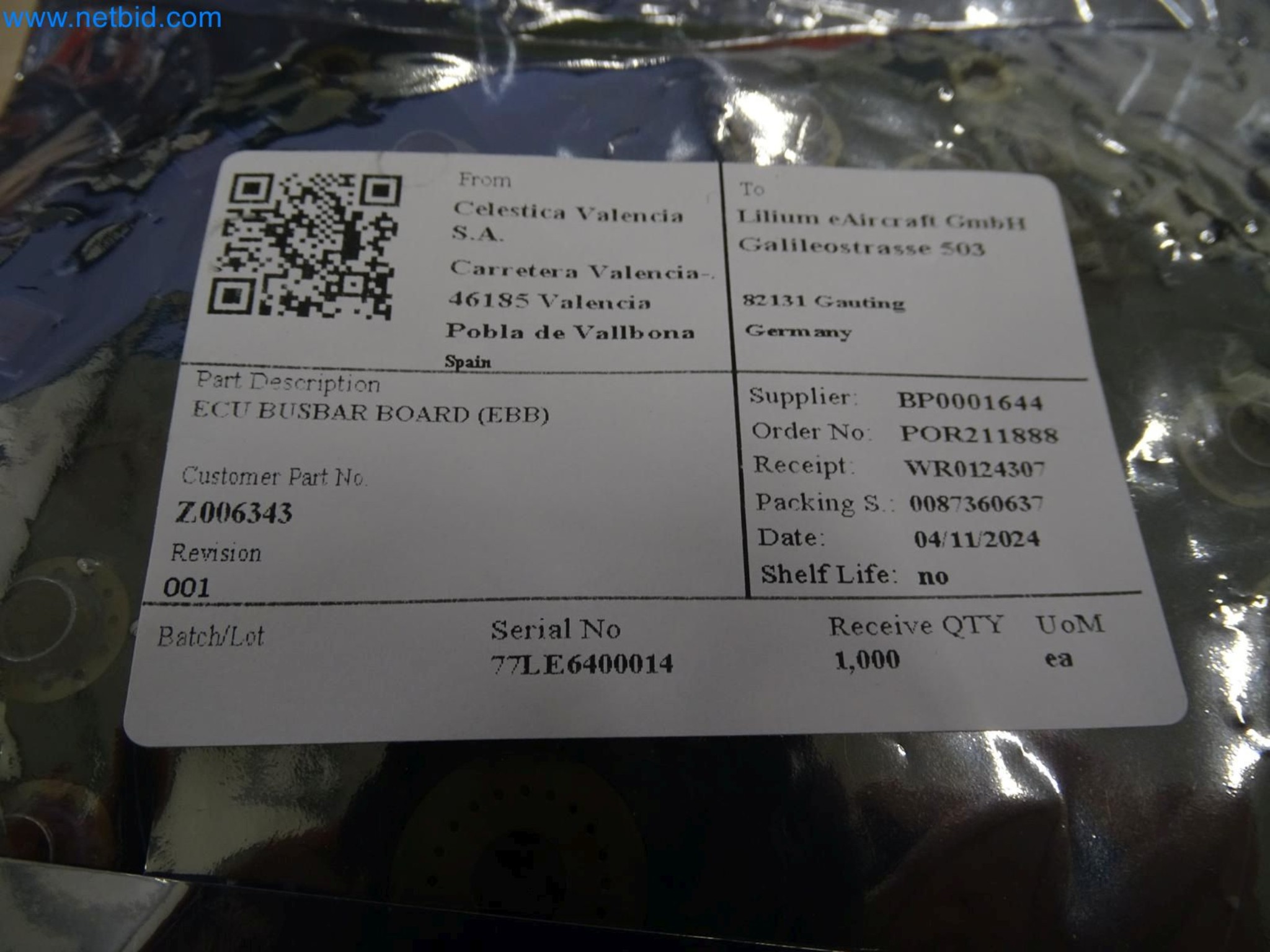 LILIUM eAircraft GmbH / LILIUM GmbH; machines, test systems and operating equipment for the production of eVTOLs-3