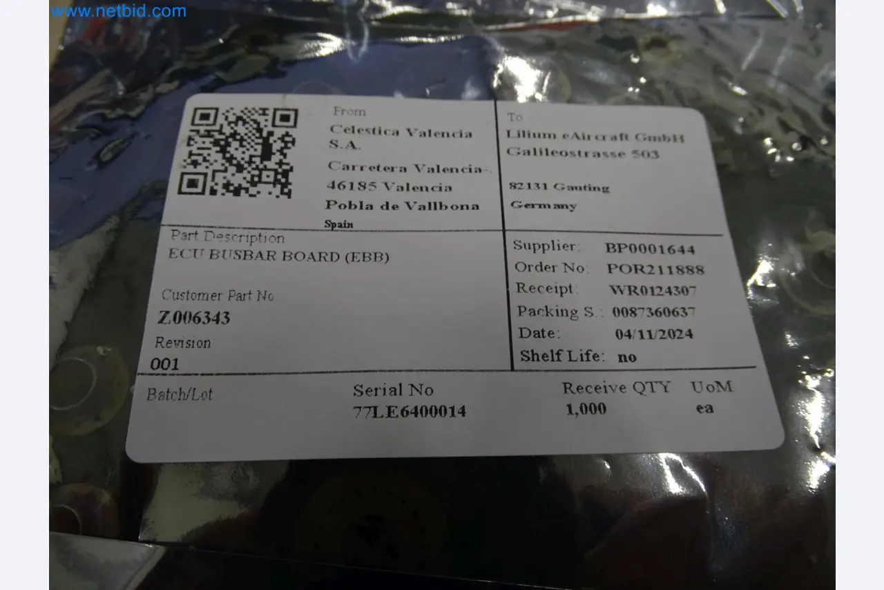 LILIUM eAircraft GmbH / LILIUM GmbH; stroji, preskusni sistemi in delovna oprema za proizvodnjo eVTOL-3