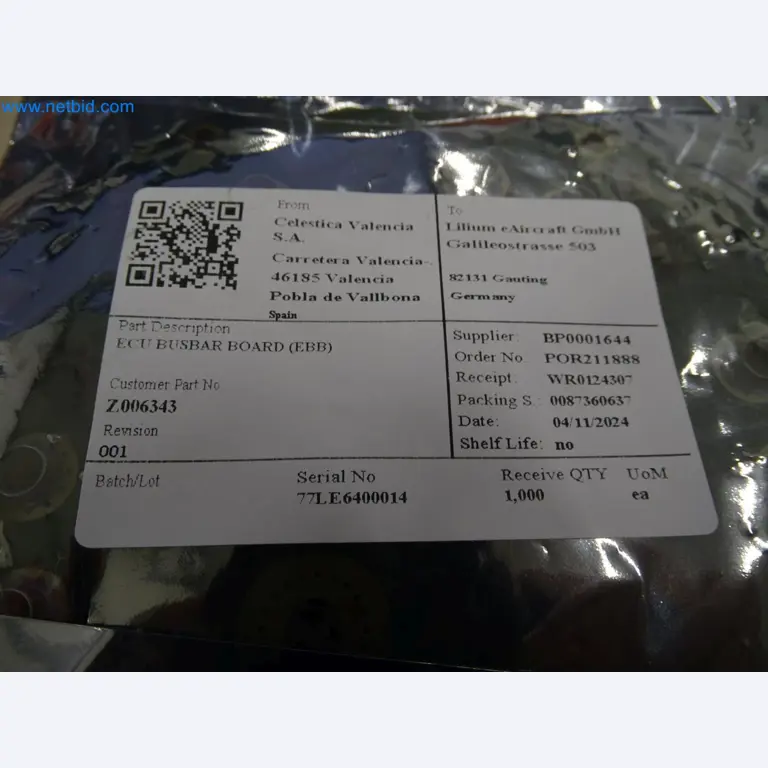 LILIUM eAircraft GmbH / LILIUM GmbH; stroji, preskusni sistemi in delovna oprema za proizvodnjo eVTOL-3