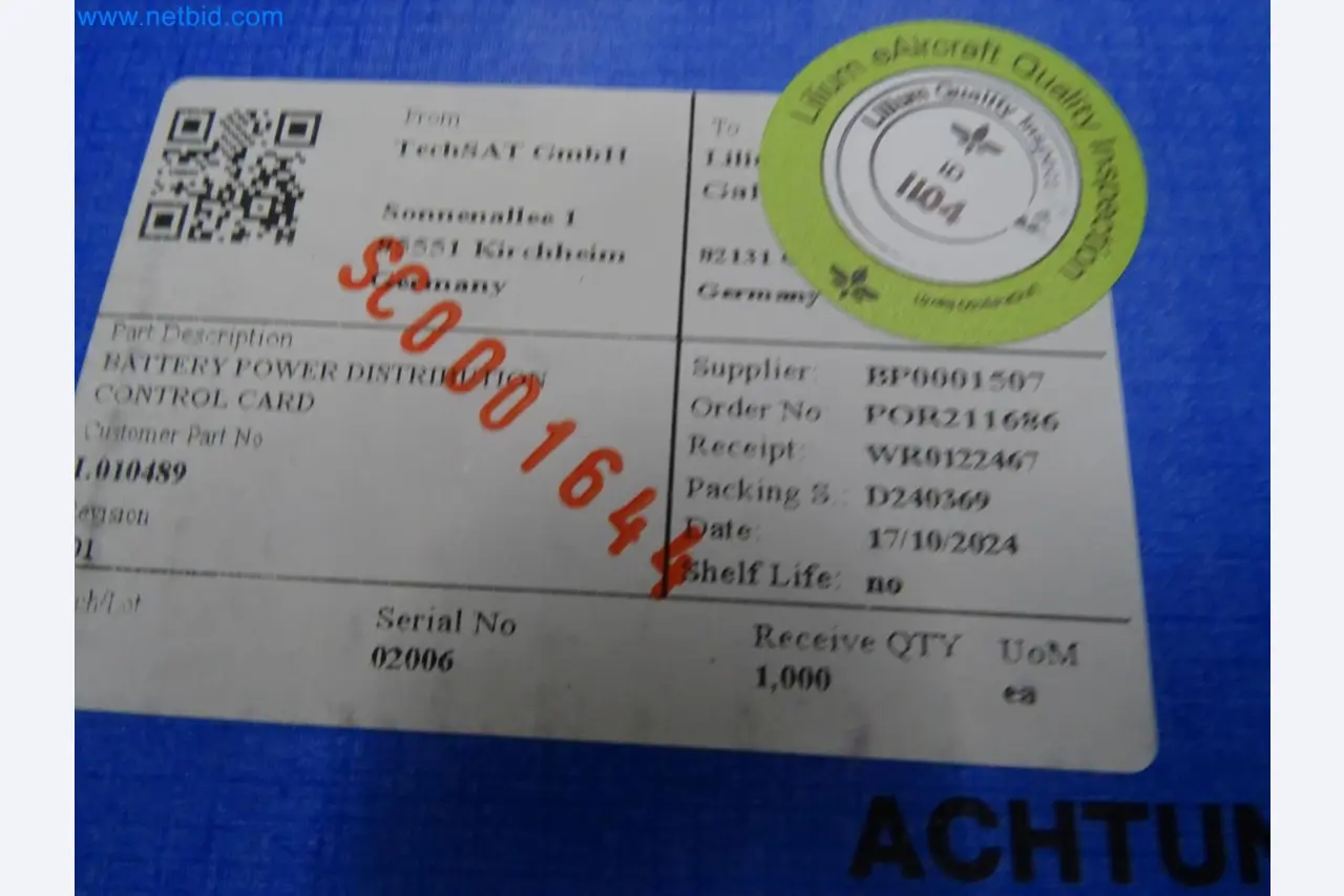 LILIUM eAircraft GmbH / LILIUM GmbH; machines, test systems and operating equipment for the production of eVTOLs-3