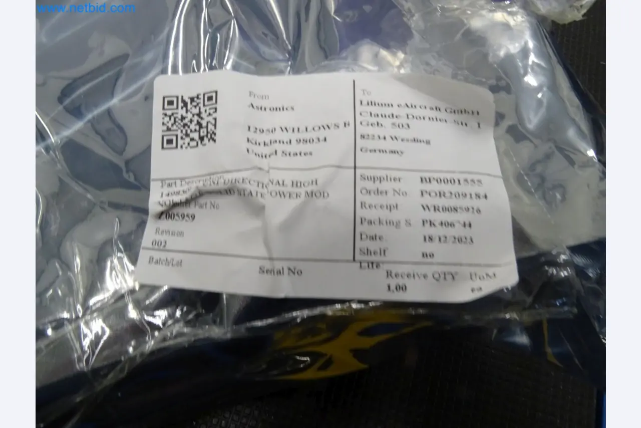 LILIUM eAircraft GmbH / LILIUM GmbH; machines, test systems and operating equipment for the production of eVTOLs-3