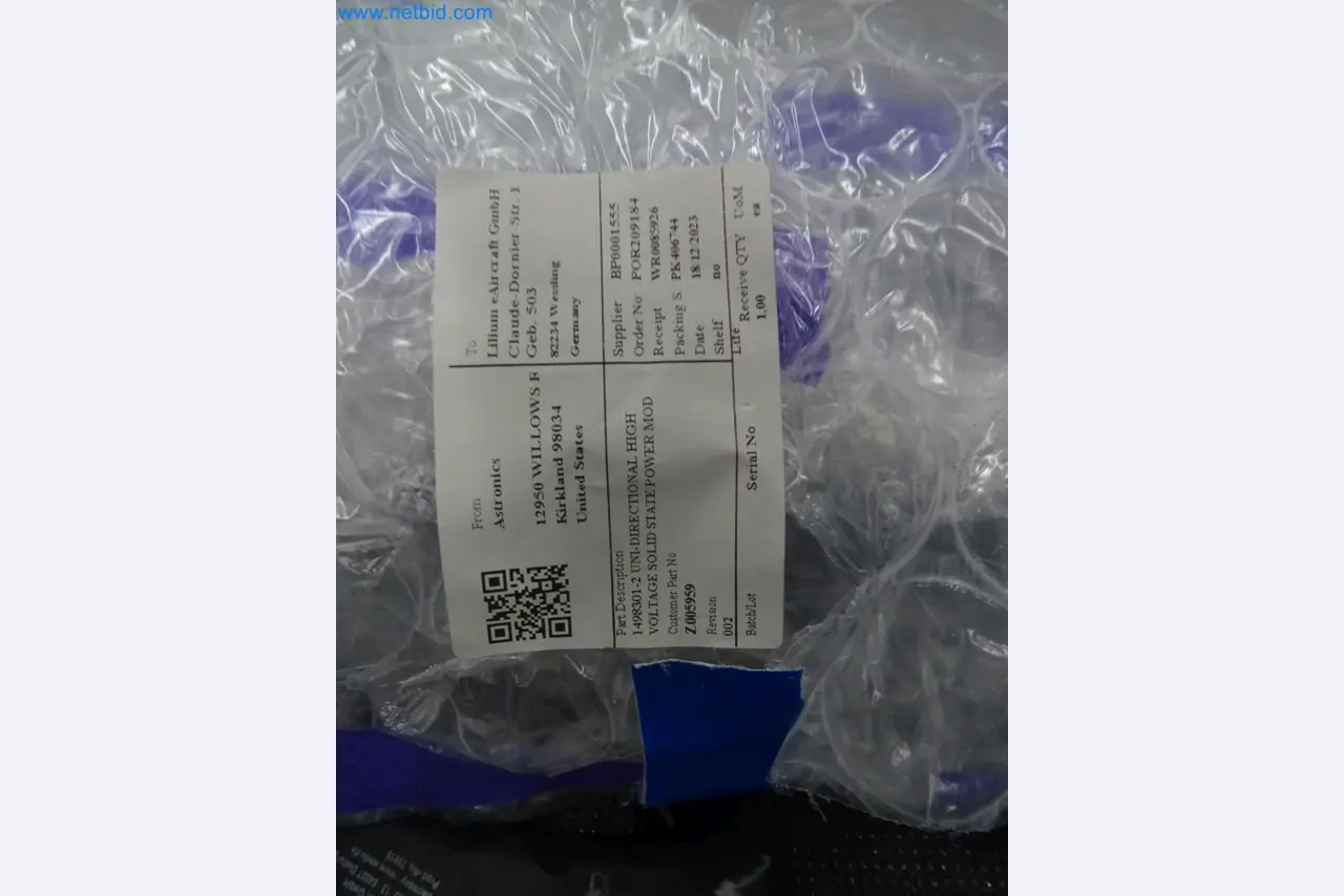 LILIUM eAircraft GmbH / LILIUM GmbH; machines, test systems and operating equipment for the production of eVTOLs-2