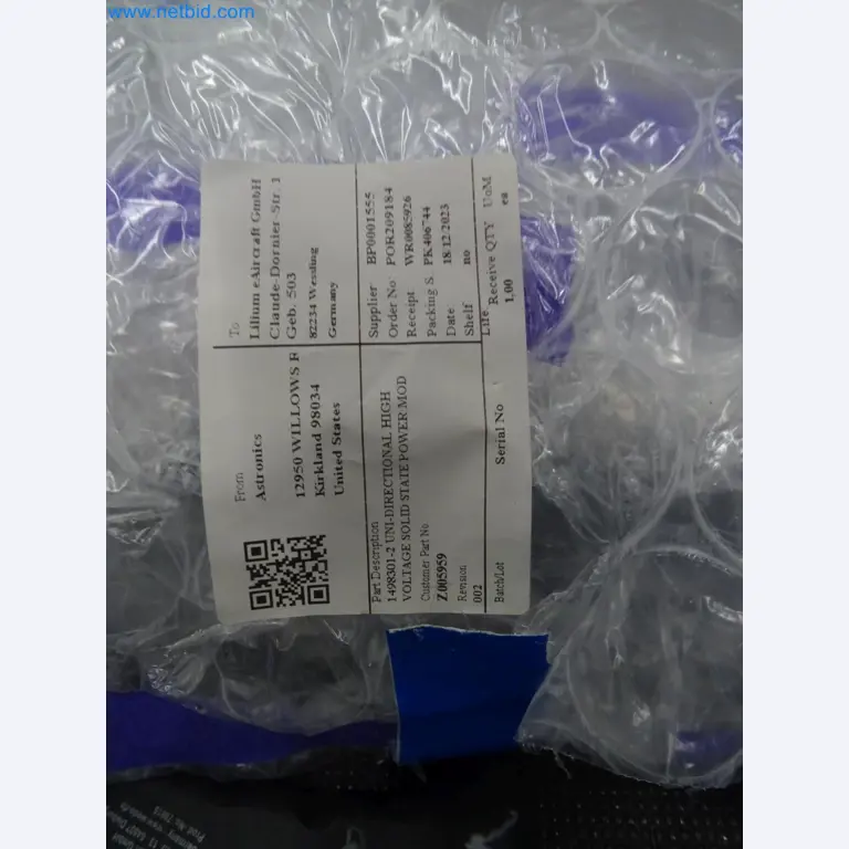 LILIUM eAircraft GmbH / LILIUM GmbH; machines, test systems and operating equipment for the production of eVTOLs-2