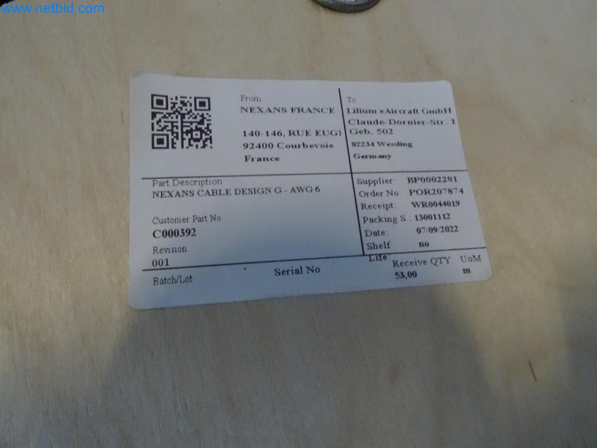 LILIUM eAircraft GmbH / LILIUM GmbH; Maschinen, Testanlagen und Betriebsausstattungen zur Herstellung von eVTOL -2