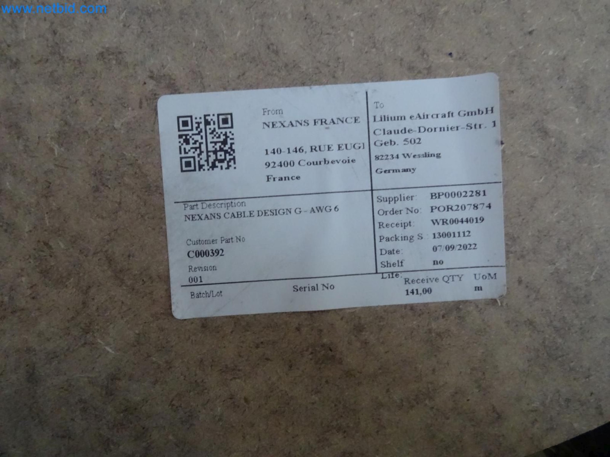 LILIUM eAircraft GmbH / LILIUM GmbH; Maschinen, Testanlagen und Betriebsausstattungen zur Herstellung von eVTOL -3