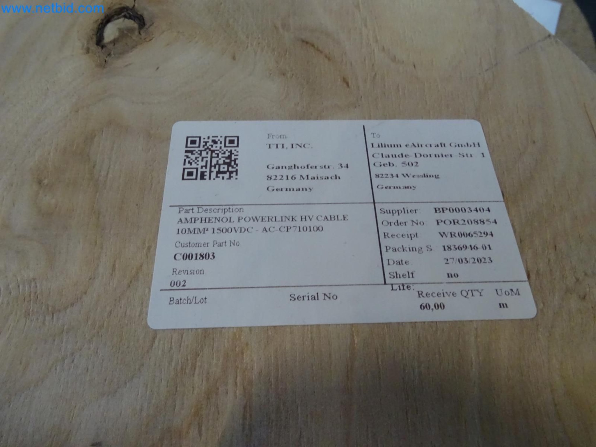 LILIUM eAircraft GmbH / LILIUM GmbH; Maschinen, Testanlagen und Betriebsausstattungen zur Herstellung von eVTOL -2