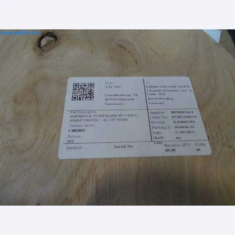 LILIUM eAircraft GmbH / LILIUM GmbH; Maschinen, Testanlagen und Betriebsausstattungen zur Herstellung von eVTOL -2