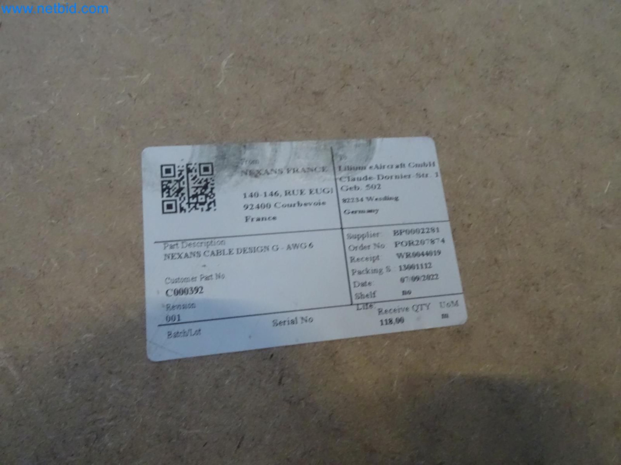 LILIUM eAircraft GmbH / LILIUM GmbH; Maschinen, Testanlagen und Betriebsausstattungen zur Herstellung von eVTOL -3