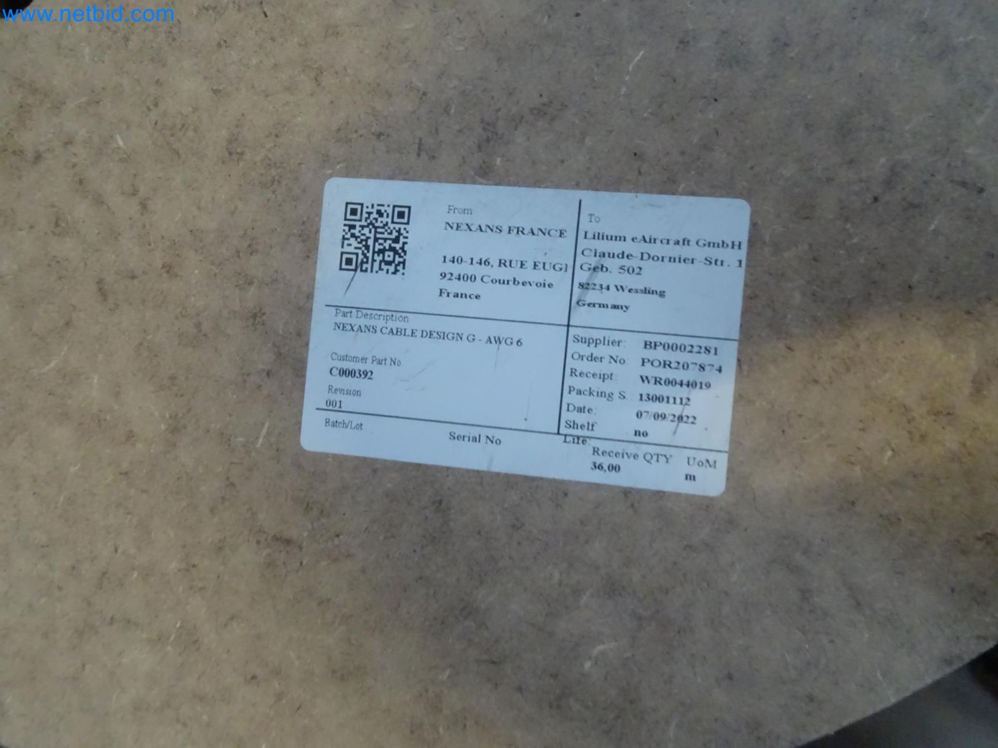 LILIUM eAircraft GmbH / LILIUM GmbH; Maschinen, Testanlagen und Betriebsausstattungen zur Herstellung von eVTOL -5