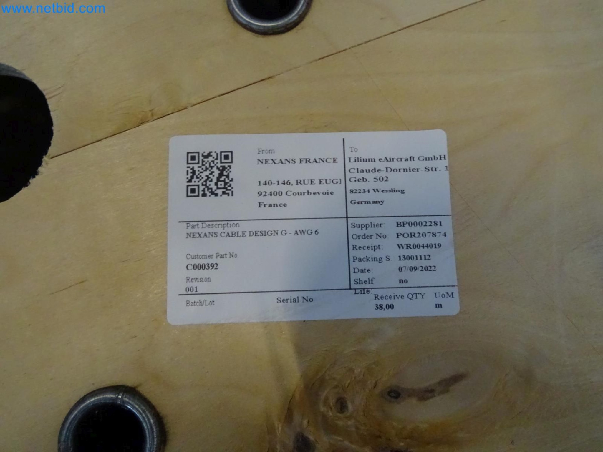 LILIUM eAircraft GmbH / LILIUM GmbH; Maschinen, Testanlagen und Betriebsausstattungen zur Herstellung von eVTOL -3