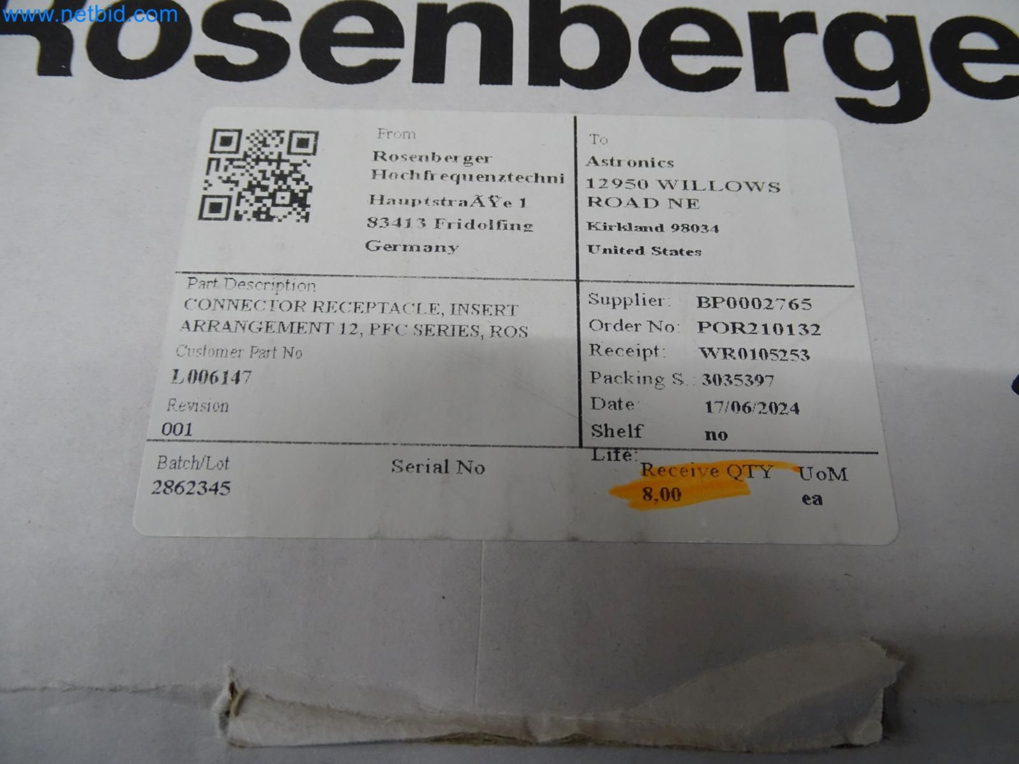 LILIUM eAircraft GmbH / LILIUM GmbH; Maschinen, Testanlagen und Betriebsausstattungen zur Herstellung von eVTOL -3