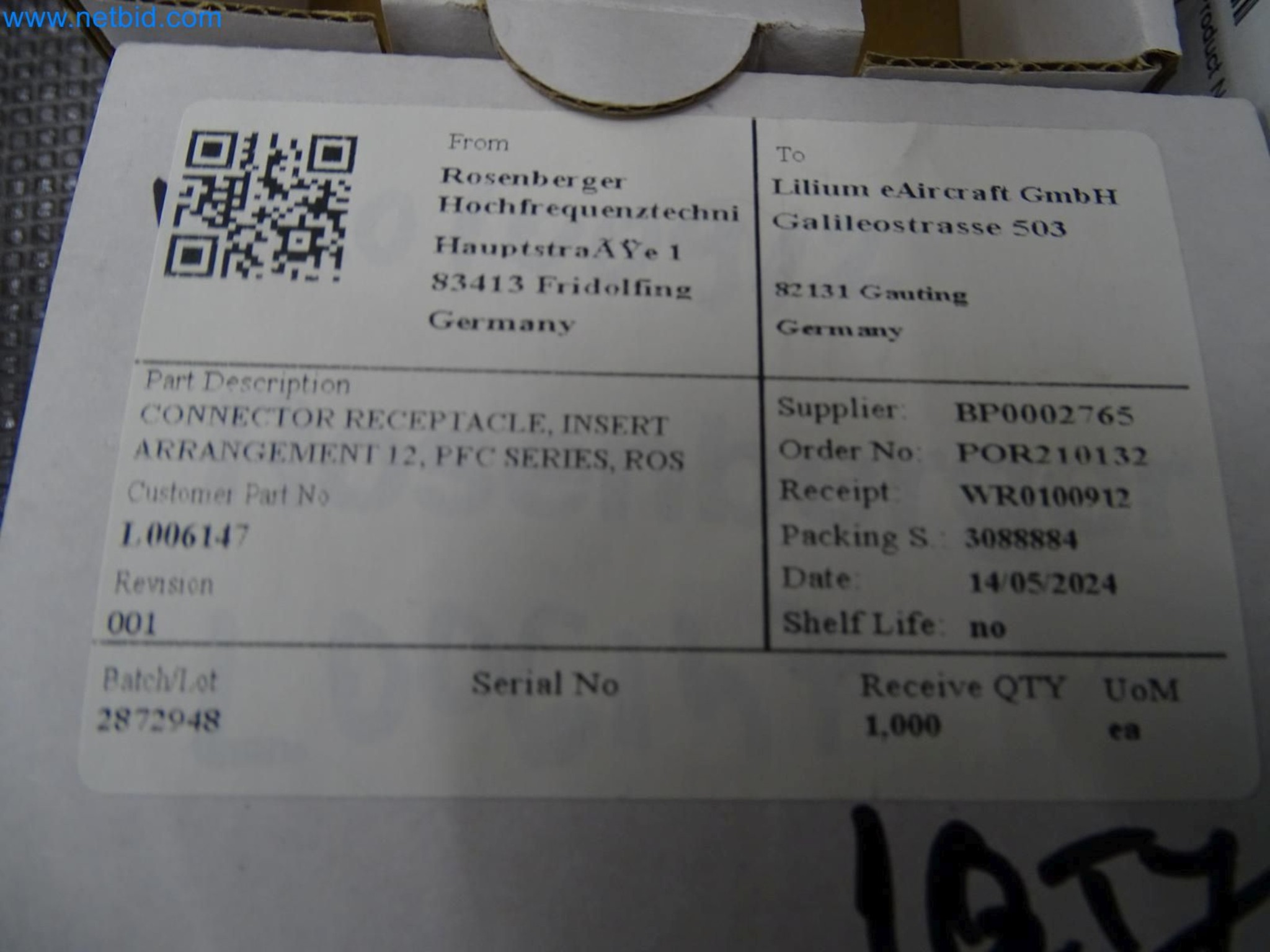 LILIUM eAircraft GmbH / LILIUM GmbH; machines, test systems and operating equipment for the production of eVTOLs-5