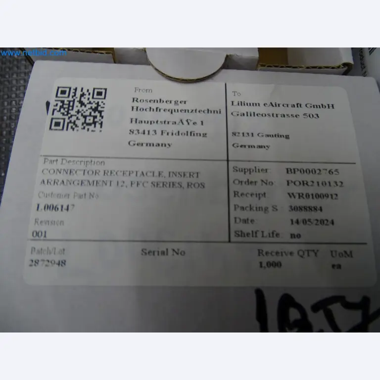 LILIUM eAircraft GmbH / LILIUM GmbH; machines, test systems and operating equipment for the production of eVTOLs-5