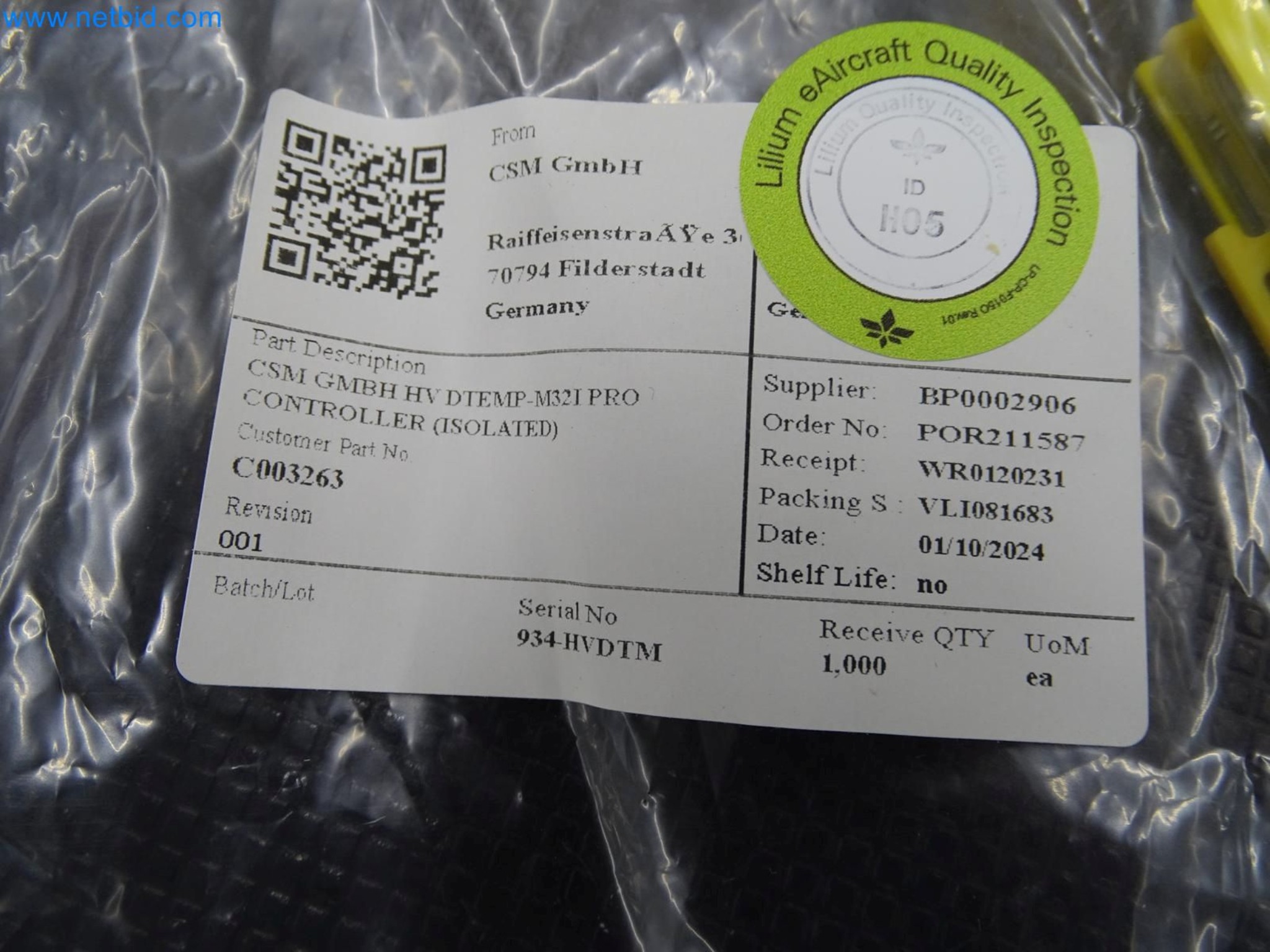 LILIUM eAircraft GmbH / LILIUM GmbH; machines, test systems and operating equipment for the production of eVTOLs-4