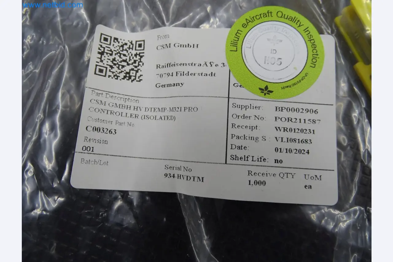 LILIUM eAircraft GmbH / LILIUM GmbH; machines, test systems and operating equipment for the production of eVTOLs-4