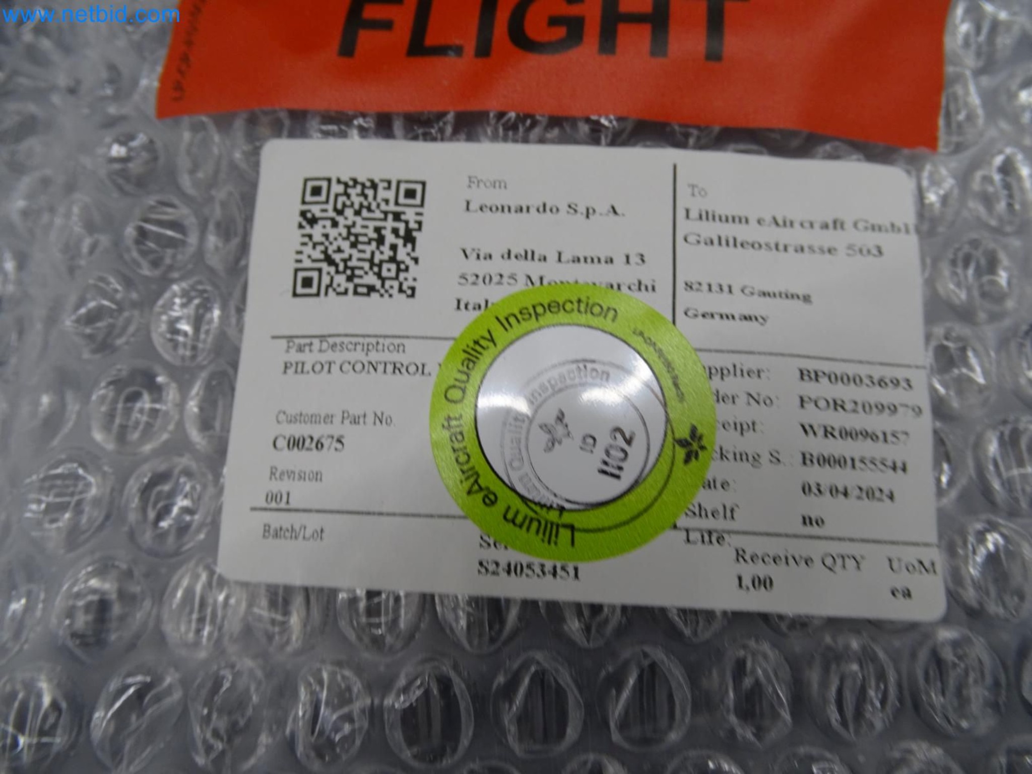 LILIUM eAircraft GmbH / LILIUM GmbH; machines, test systems and operating equipment for the production of eVTOLs-5