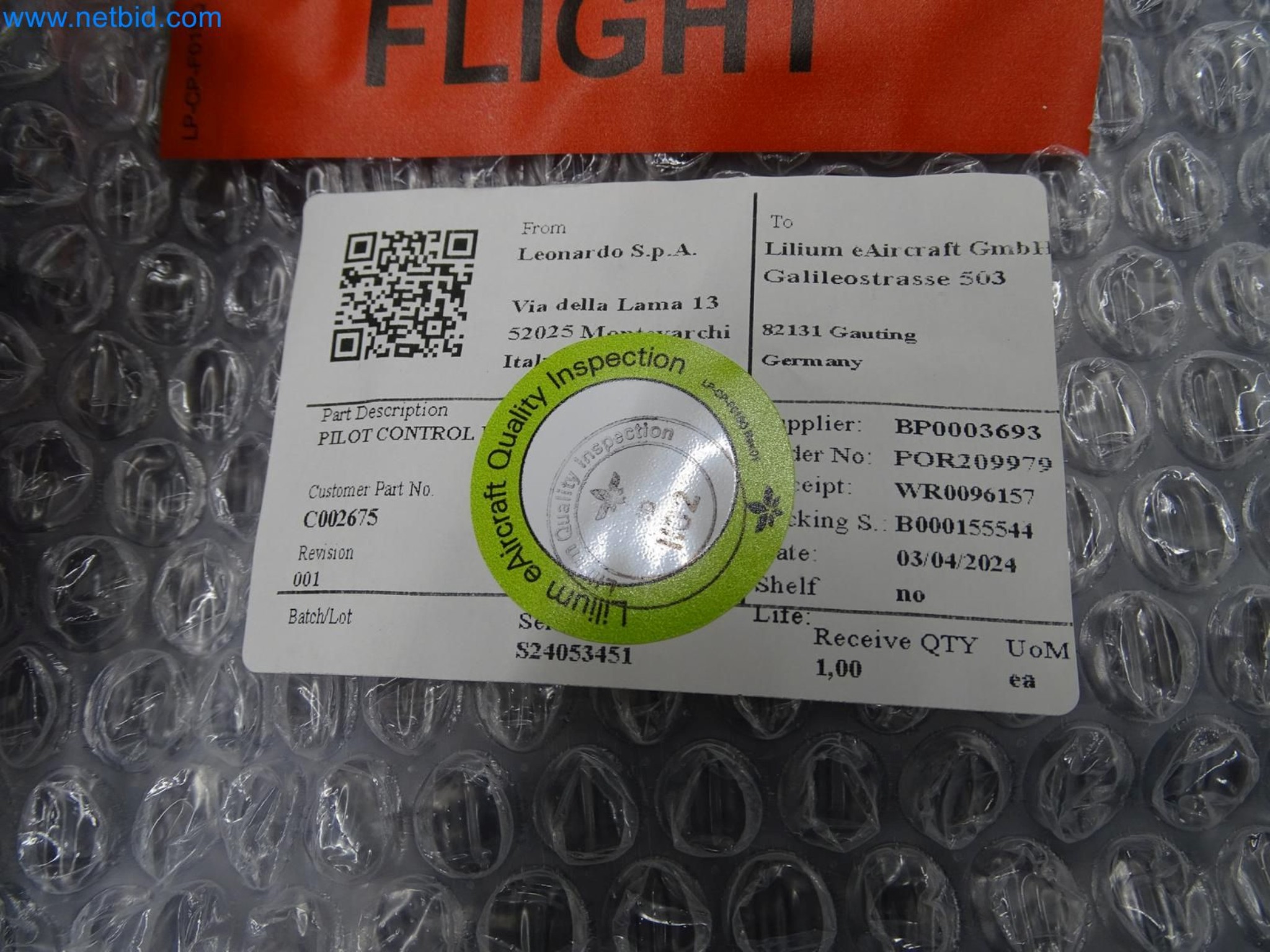 LILIUM eAircraft GmbH / LILIUM GmbH; machines, test systems and operating equipment for the production of eVTOLs-6