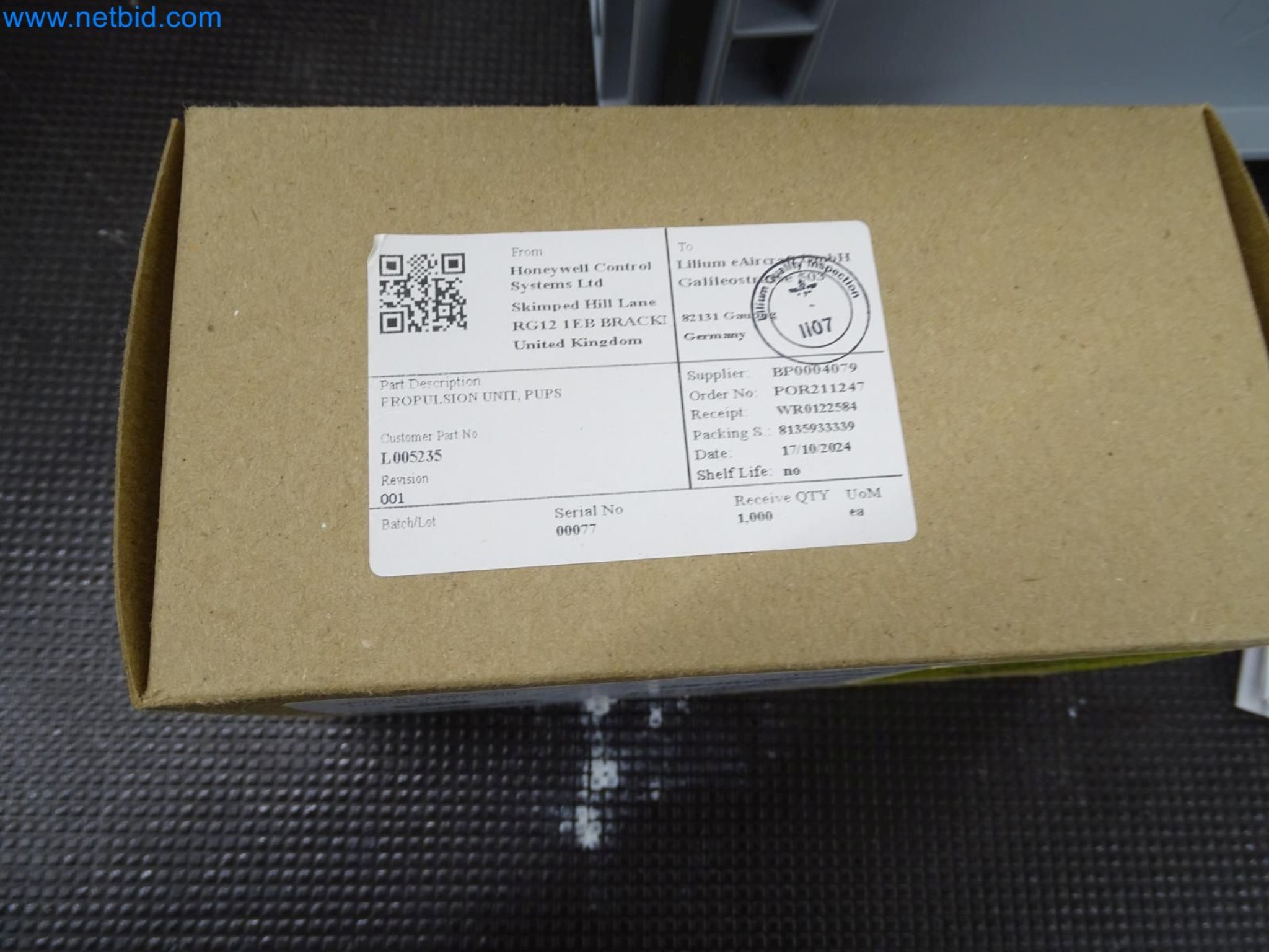 LILIUM eAircraft GmbH / LILIUM GmbH; machines, test systems and operating equipment for the production of eVTOLs-6