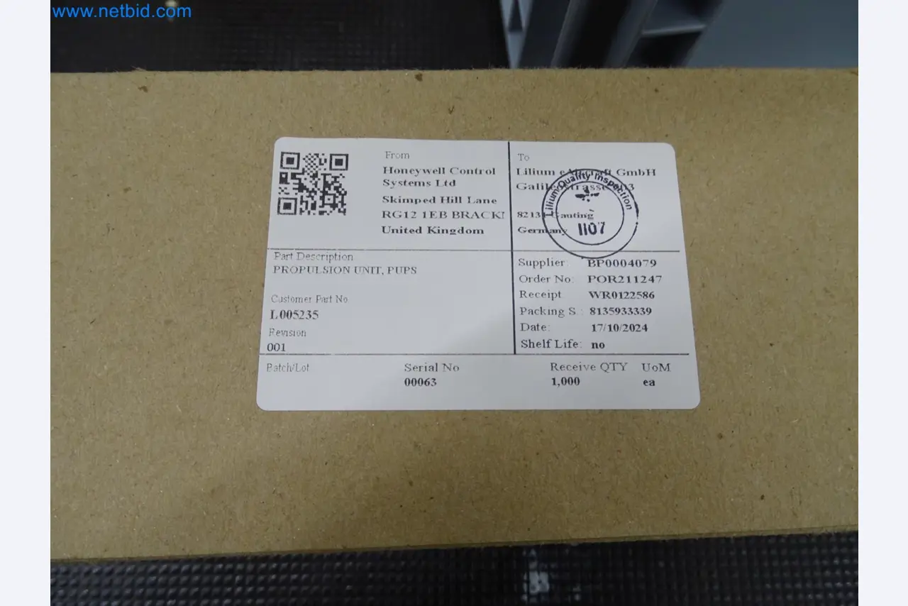 LILIUM eAircraft GmbH / LILIUM GmbH; machines, test systems and operating equipment for the production of eVTOLs-7