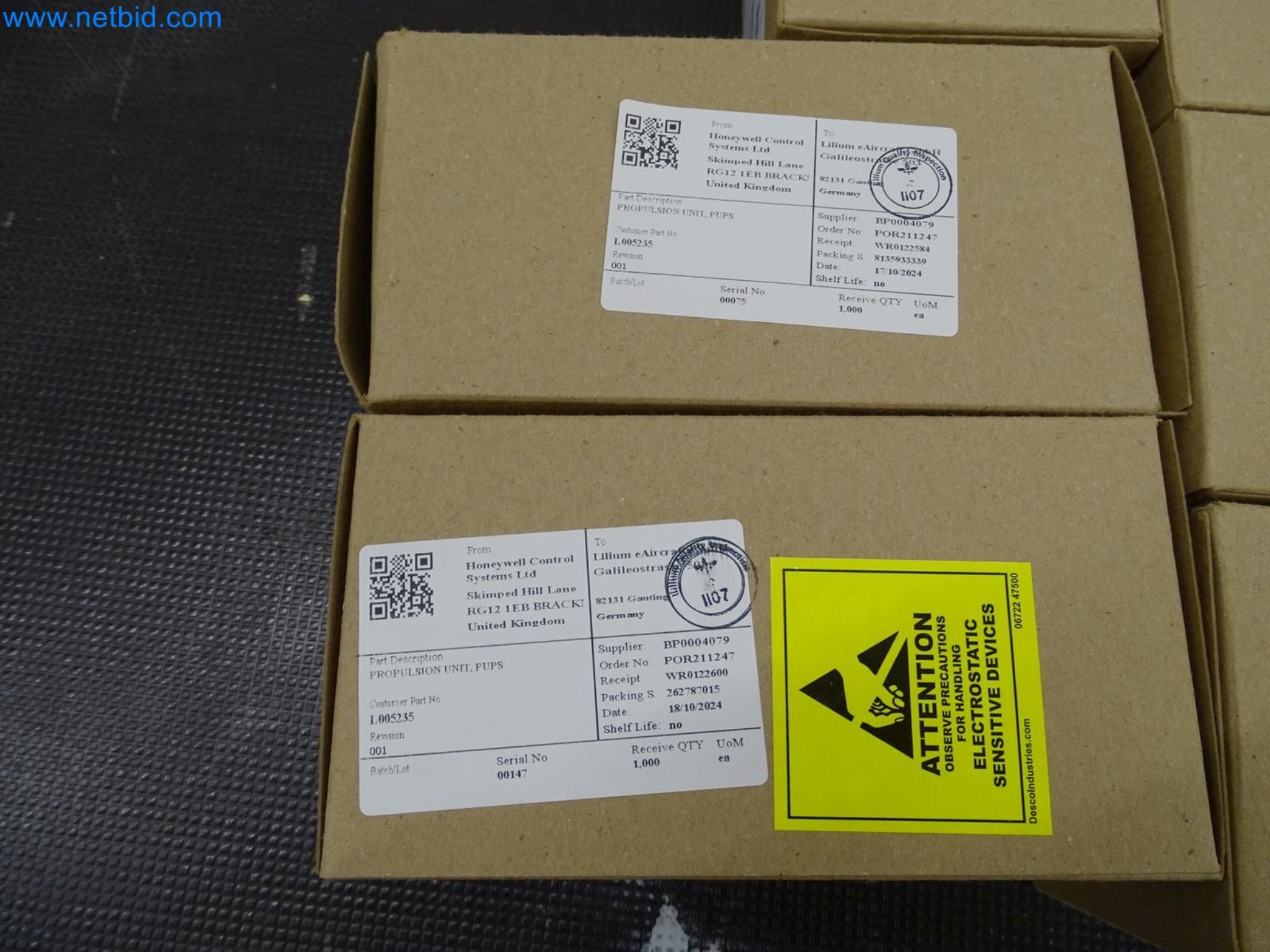 LILIUM eAircraft GmbH / LILIUM GmbH; machines, test systems and operating equipment for the production of eVTOLs-2