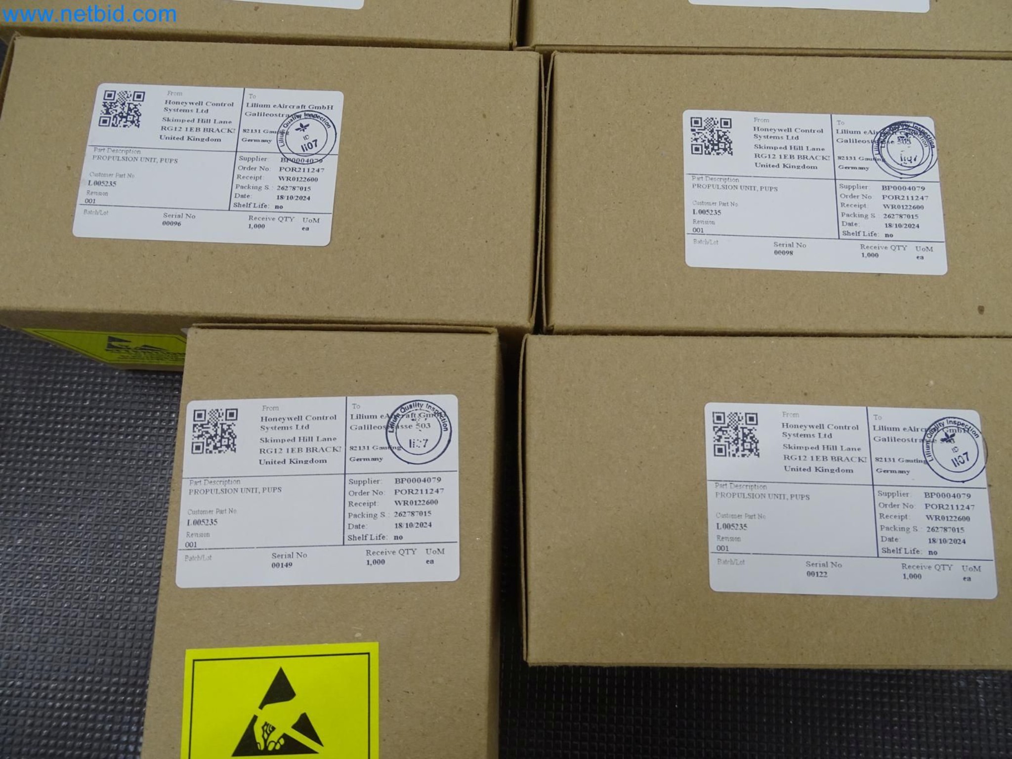 LILIUM eAircraft GmbH / LILIUM GmbH; machines, test systems and operating equipment for the production of eVTOLs-2