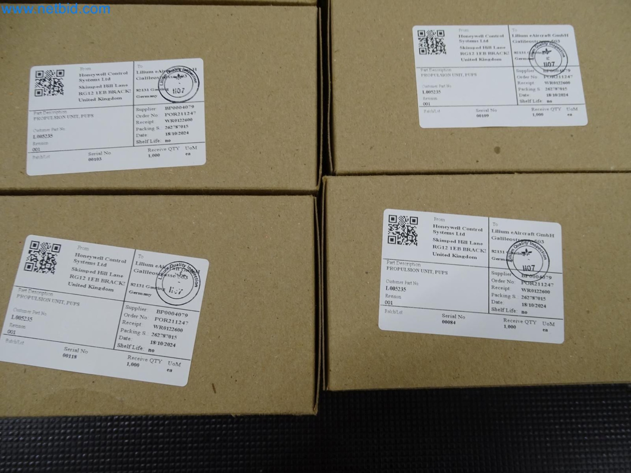 LILIUM eAircraft GmbH / LILIUM GmbH; machines, test systems and operating equipment for the production of eVTOLs-2