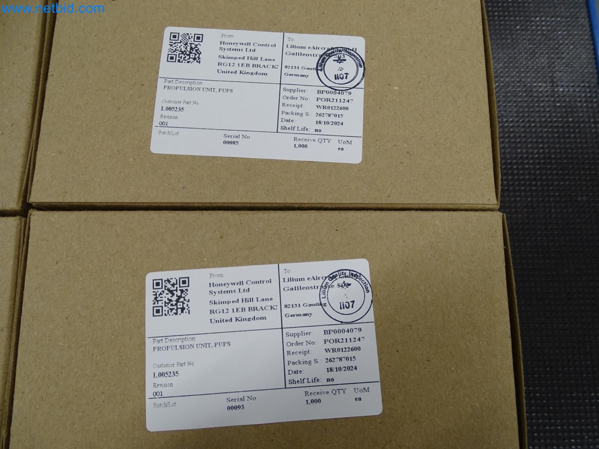 LILIUM eAircraft GmbH / LILIUM GmbH; machines, test systems and operating equipment for the production of eVTOLs-7