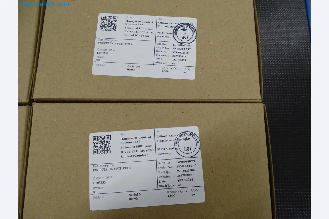 LILIUM eAircraft GmbH / LILIUM GmbH; machines, test systems and operating equipment for the production of eVTOLs-7