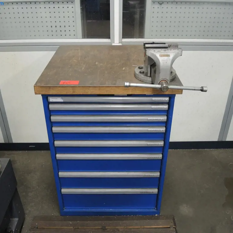 Armoire à tiroirs métallique (avec contenu) Lista