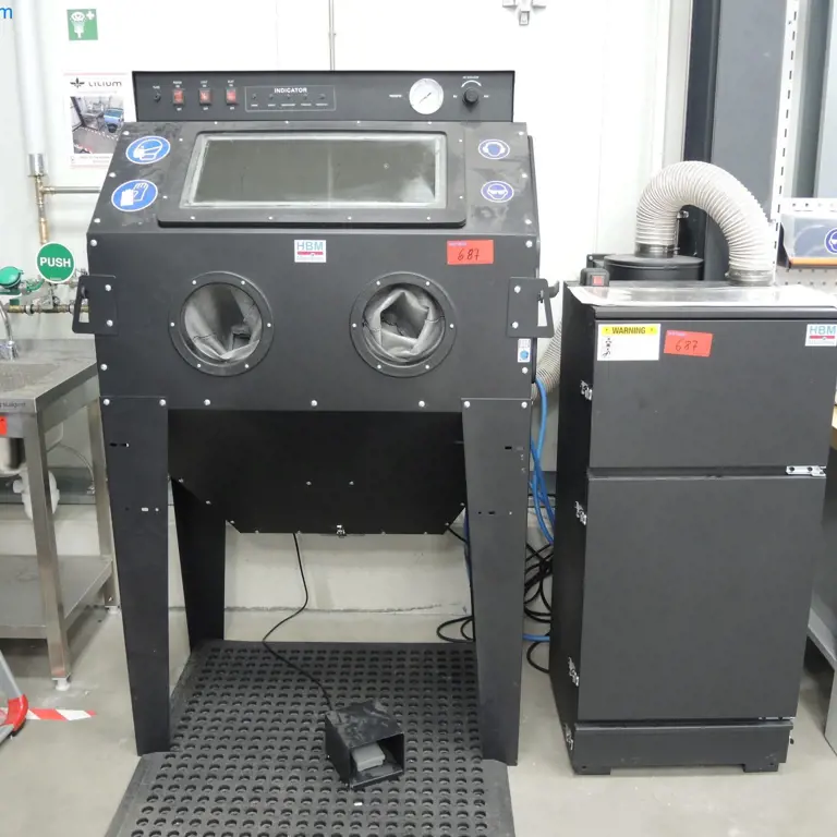 Cabine de sablage HWM Cabinet Sandblaster HBM SBC 350