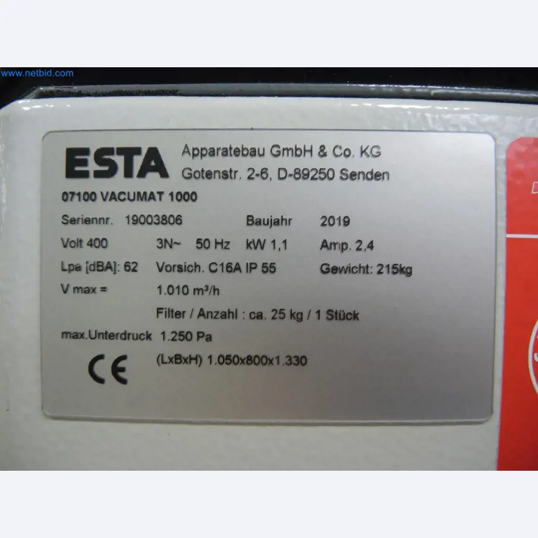 LILIUM eAircraft GmbH / LILIUM GmbH; Maschinen, Testanlagen und Betriebsausstattungen zur Herstellung von eVTOL -7