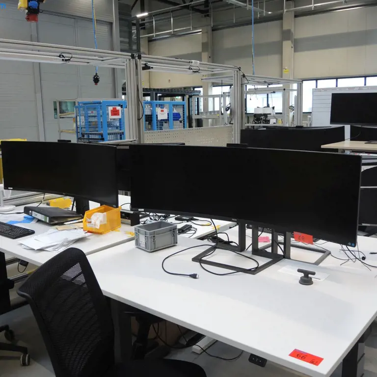 4 49" curved monitors Philips Brilliance 499P