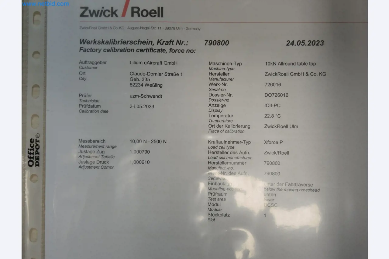 LILIUM eAircraft GmbH / LILIUM GmbH; maszyny, systemy testowe i sprzęt operacyjny do produkcji eVTOLs-11