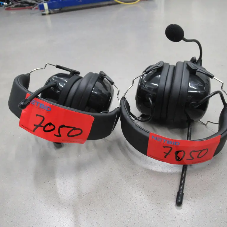 2 Par de auriculares / sistema de comunicación por radio Wolf Headset Pro