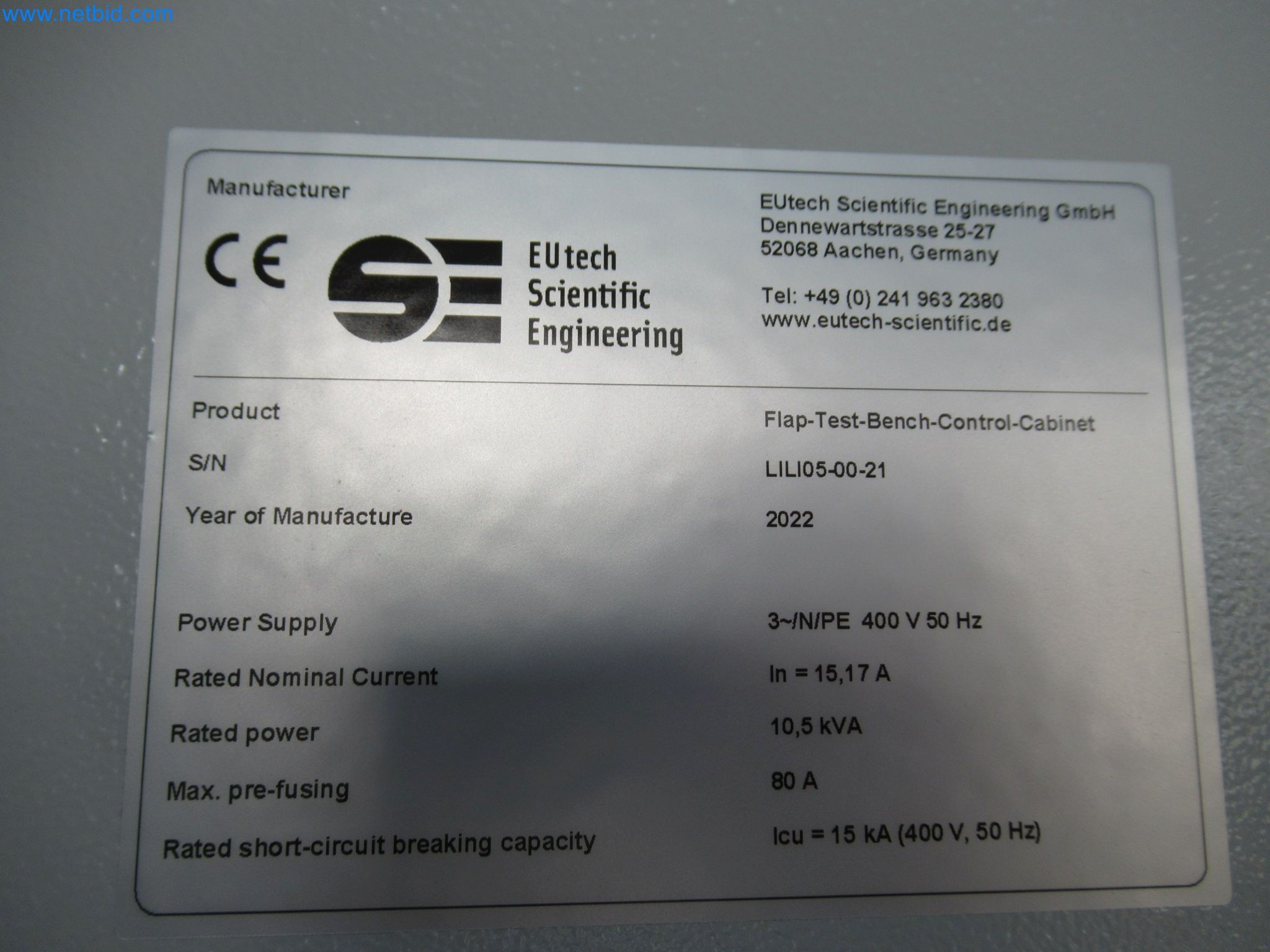 LILIUM eAircraft GmbH / LILIUM GmbH; machines, test systems and operating equipment for the production of eVTOLs-3