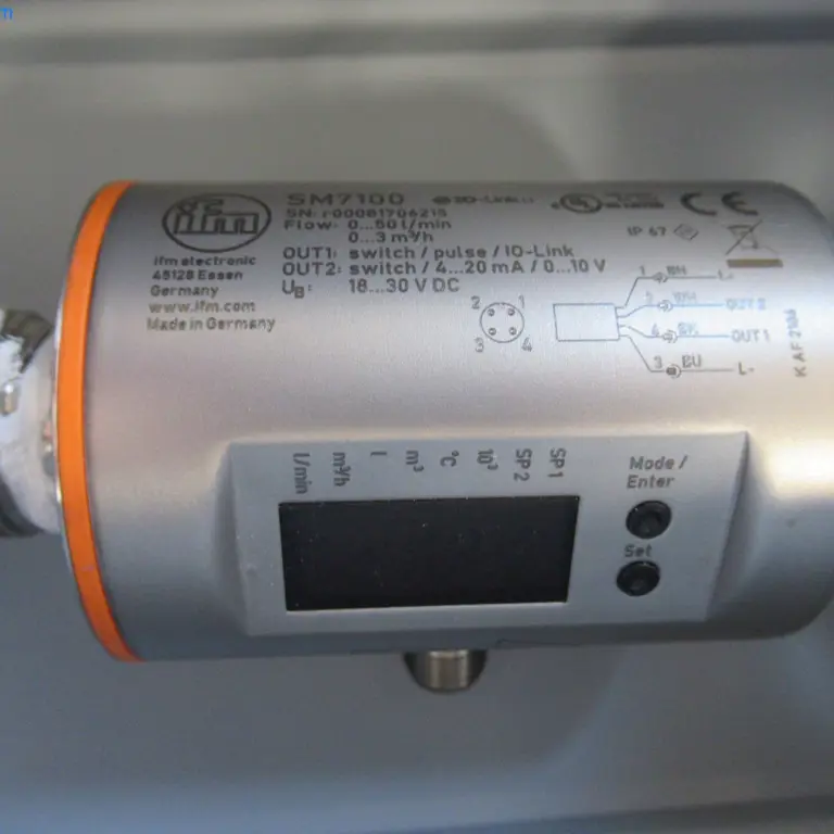 magnetisch-induktiver Durchflussmesser ifm SM7100
