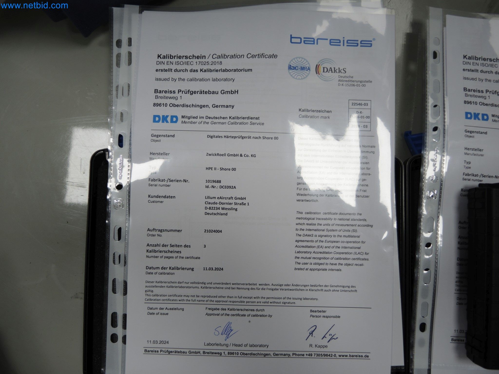 LILIUM eAircraft GmbH / LILIUM GmbH; machines, test systems and operating equipment for the production of eVTOLs-10