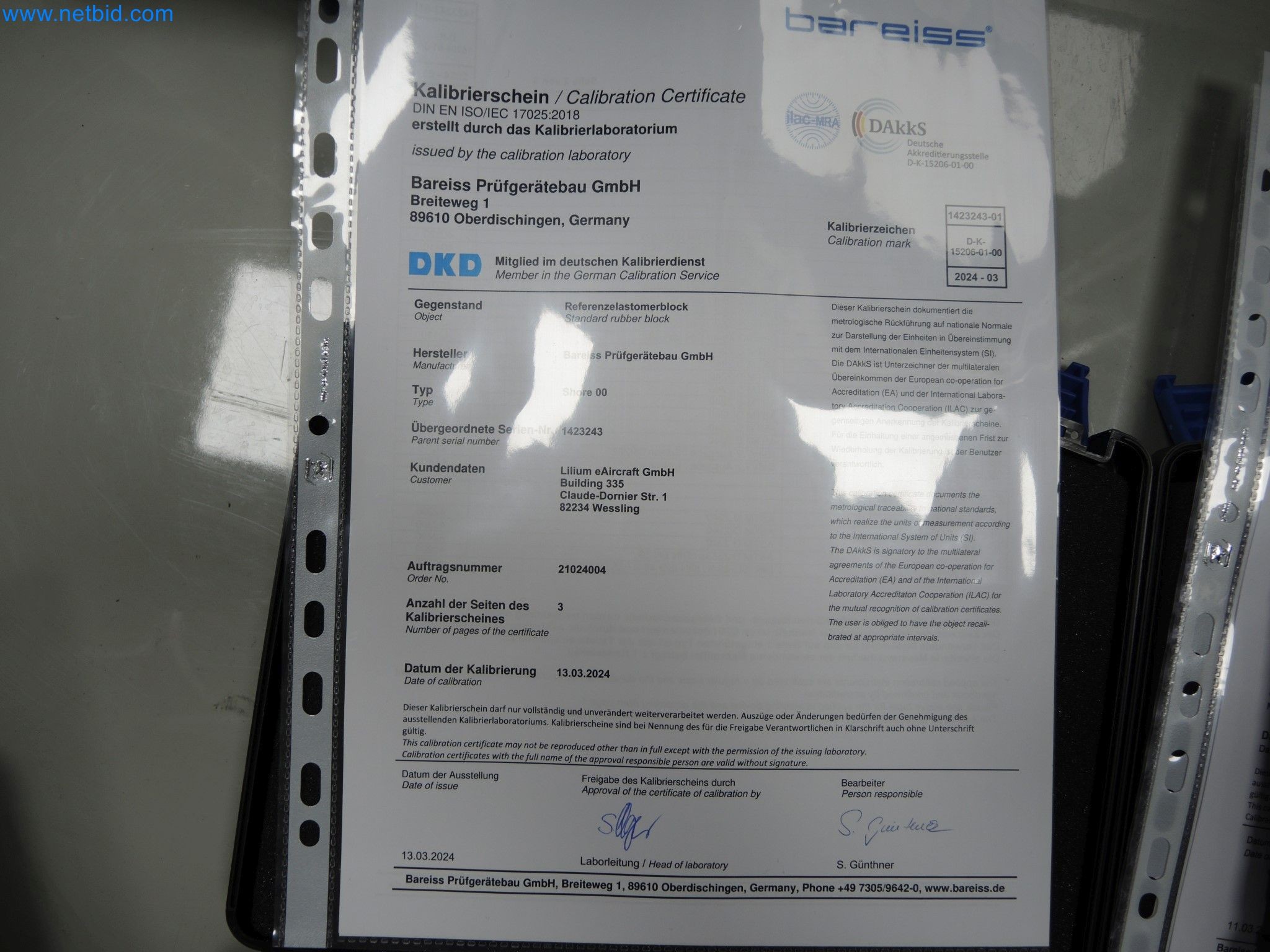 LILIUM eAircraft GmbH / LILIUM GmbH; machines, test systems and operating equipment for the production of eVTOLs-11