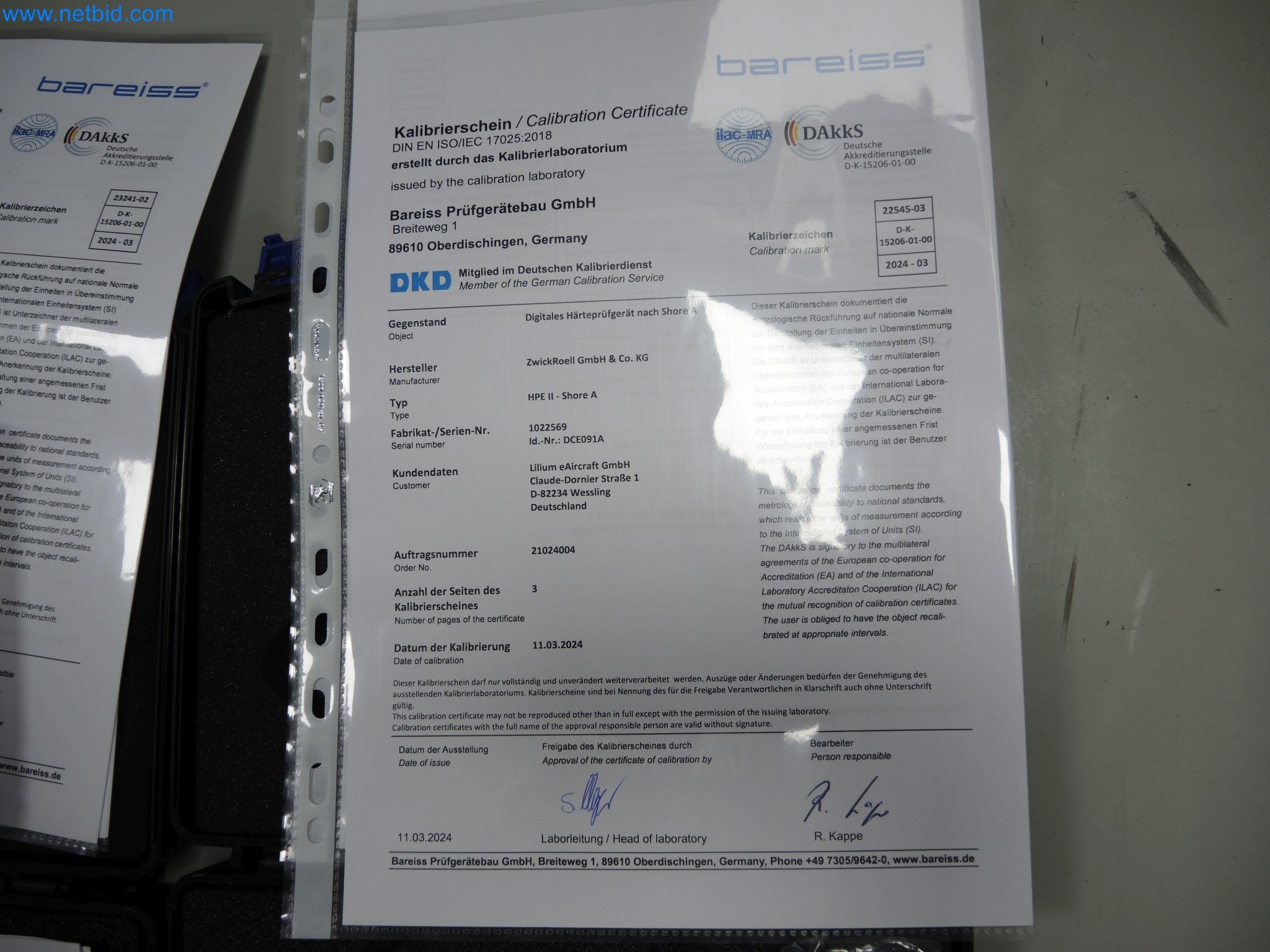 LILIUM eAircraft GmbH / LILIUM GmbH; machines, test systems and operating equipment for the production of eVTOLs-21