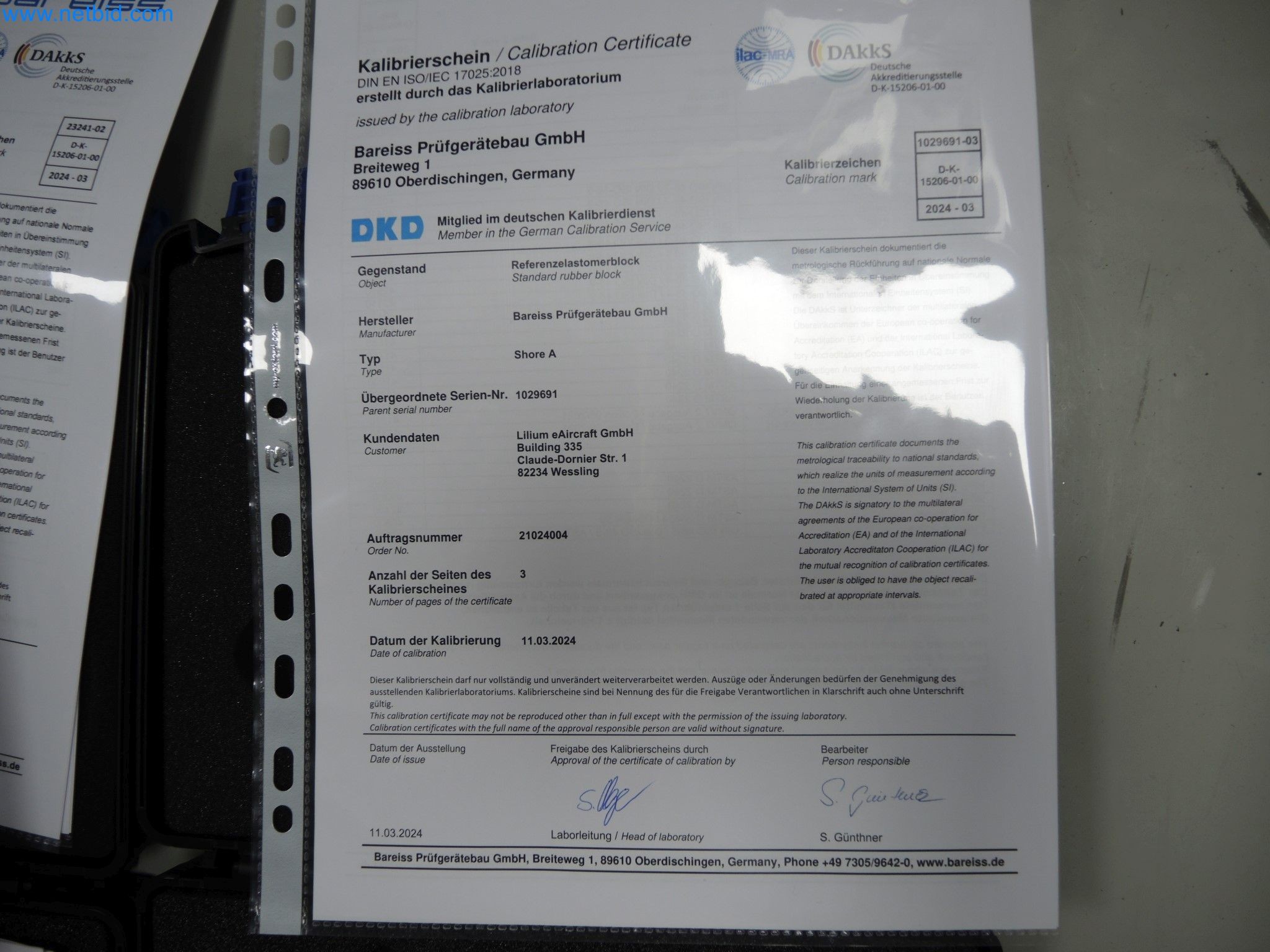 LILIUM eAircraft GmbH / LILIUM GmbH; machines, test systems and operating equipment for the production of eVTOLs-22