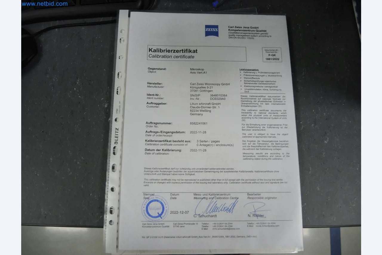 LILIUM eAircraft GmbH / LILIUM GmbH; machines, test systems and operating equipment for the production of eVTOLs-15